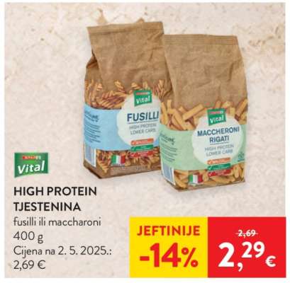 HIGH PROTEIN TJESTENINA
