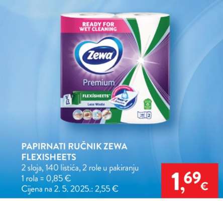 Papirnati ručnik Zewa Flexisheets