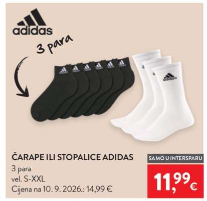 Čarape ili stopalice Adidas