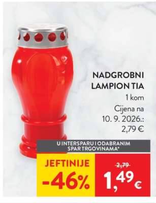Nadgrobni lampion Tia