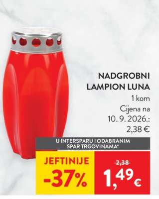 Nadgrobni lampion Luna