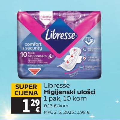 LIBRESSE HIGIJENSKI ULOŠCI