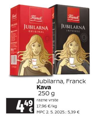 Jubilarná, Franck Kava