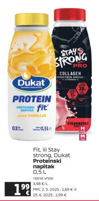 Fit, ili Stay strong, Dukat Proteinski napitak
