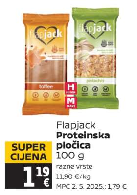 Flapjack Proteinska pločica