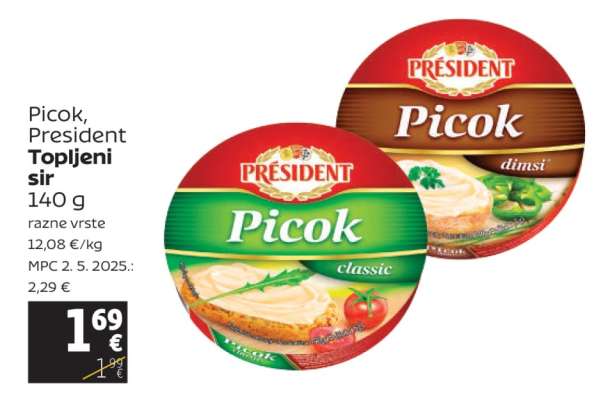 Picok, President Topljeni sir