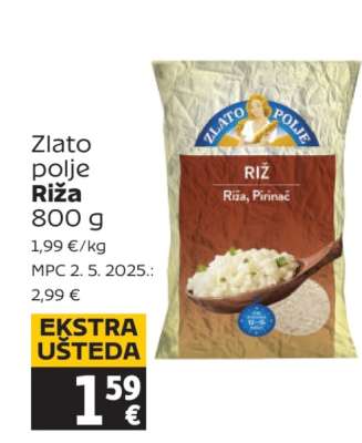 ZLATO POLJE RIŽA 800 g