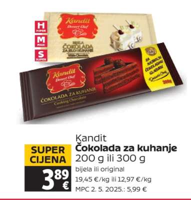 KANDIT Čokolada za kuhanje