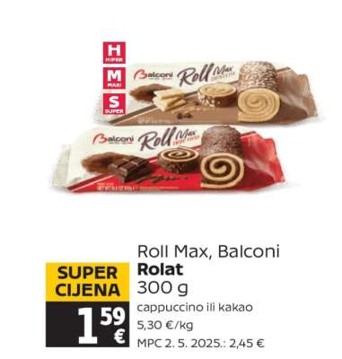 Roll Max, Balconi Rolat