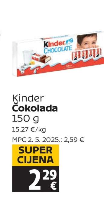 KINDER Čokolada