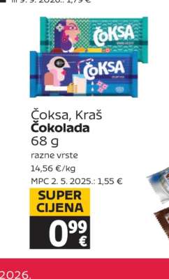 Čoksa, Kraš Čokolada