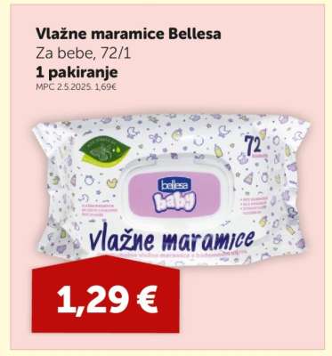 Vlažne maramice Bellesa