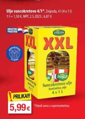Ulje suncokretovo 4/1*