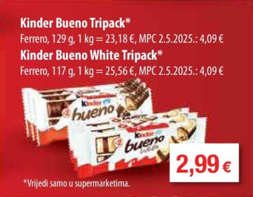KINDER BUENO TRIPACK