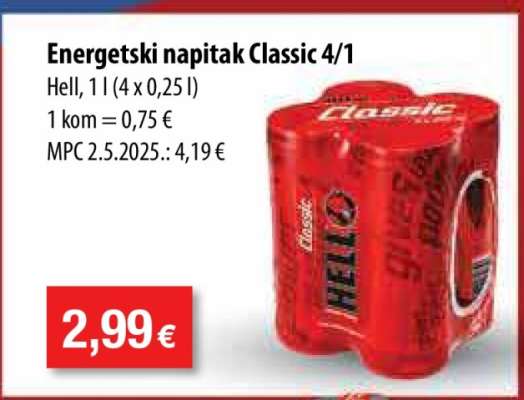 Energetski napitak Classic 4/1