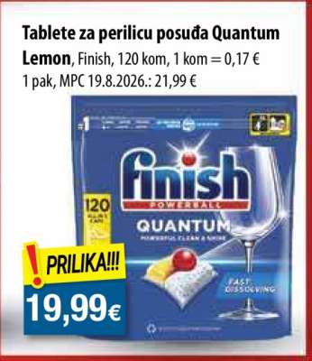 Tablete za perilicu posuđa Quantum Lemon