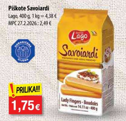 Piškote Savoiardi