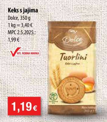 Keks s jajima