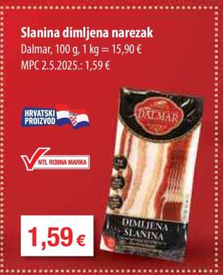 SLANINA DIMLJENA NAREZAK