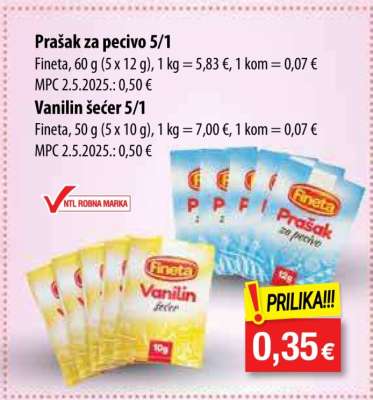 Vanilin šećer 5/1