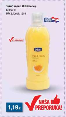 Tekući sapun Milk&Honey