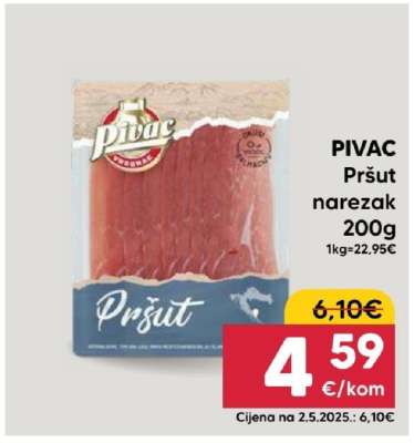 PIVAC Pršut narezak 200g