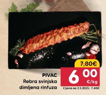 PIVAC Rebra svinjska dimljena rinfuza
