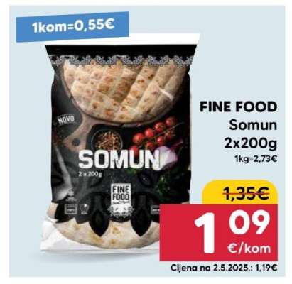 FINE FOOD Somun 2x200g