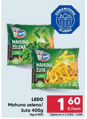 LEDO MAHUNA zelena , žuta 400g