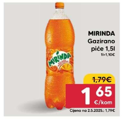 MIRINDA Gazirano piće 1,5l