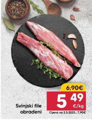 Svinjski file obrađeni
