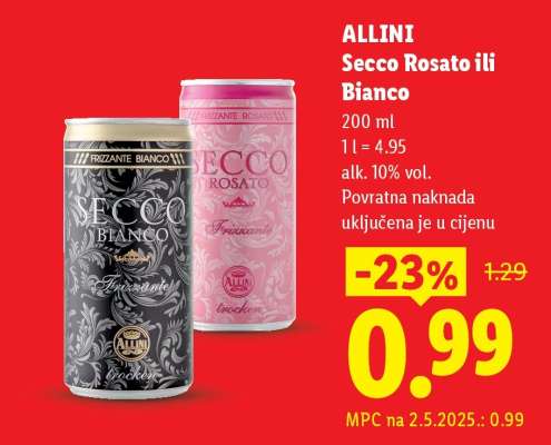 Allini Secco Rosato ili Bianco