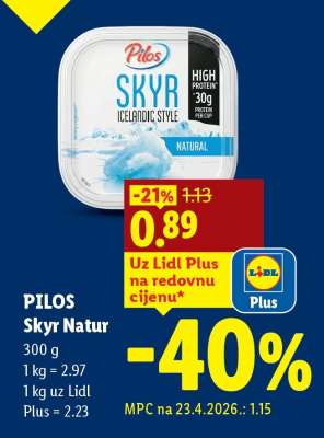 PILOS Skyr Natur