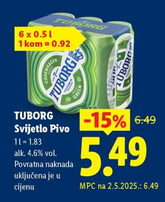 Tuborg Svijetlo pivo