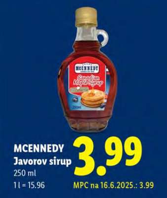 MCENNEDY Javorov sirup