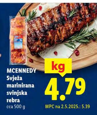 MCENNEDY Svježa marinirana svinjska rebra