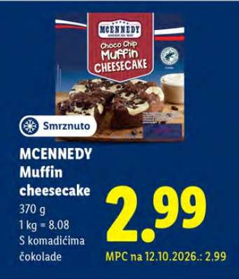MCENNEDY Muffin cheesecake