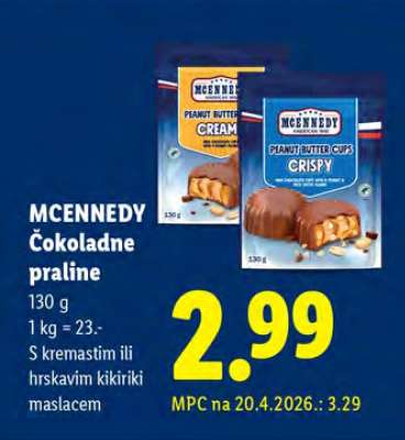 MCENNEDY Čokoladne praline