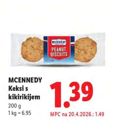 MCENNEDY Keksi s kikirikijem