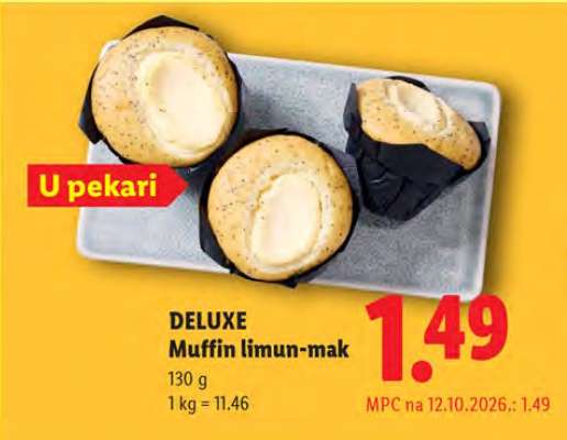 DELUXE Muffin limun-mak