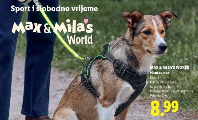 MAX & MILA'S WORLD Ham za psa