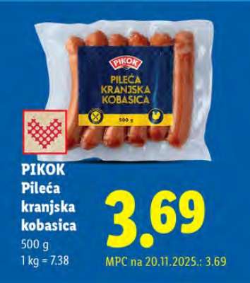Pikok Pileća kranjska kobasica