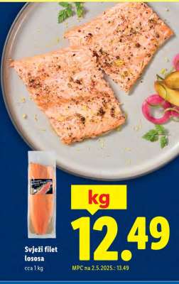 Svježi filet lososa