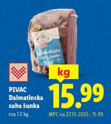 PIVAC Dalmatinska suha šunka