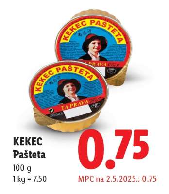 Kekec Pašteta