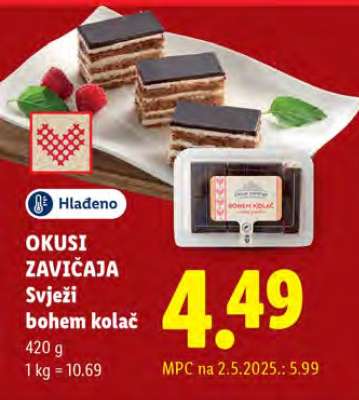 Svježi Bohem kolač