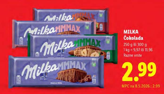 MILKA Čokolada