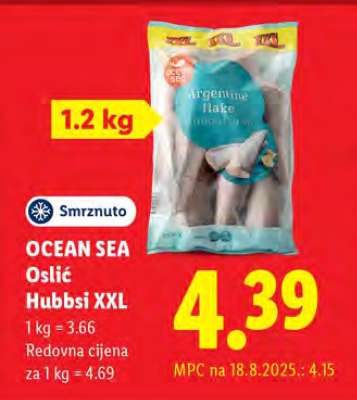 OCEAN SEA Oslić Hubbsii XXL