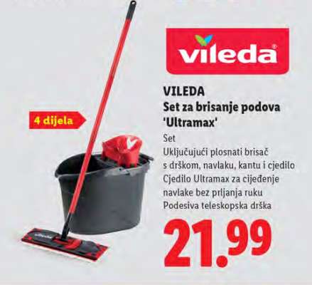Set za brisanje podova Ultramax
