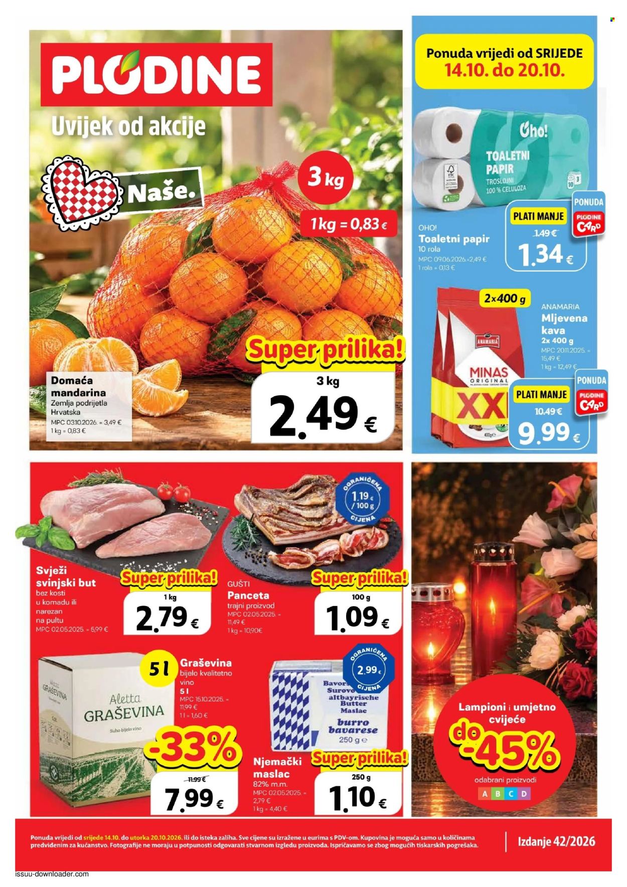 Plodine katalog - 14.10.2026. - 20.10.2026. Stranica 1